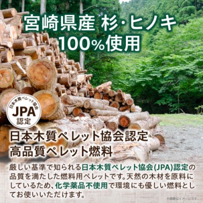 都農町製造『木質ペレット(ホワイトペレット) 10kg』計1袋 杉 檜【T058-007】