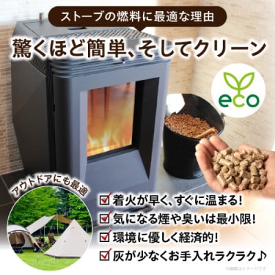 都農町製造『木質ペレット(ホワイトペレット) 10kg』計1袋 杉 檜【T058-007】