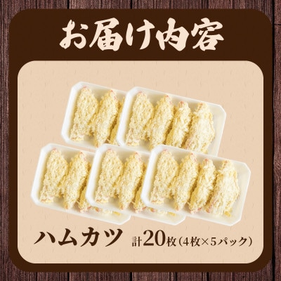 ハムカツ(計20枚)【T006-0035】(都農町)