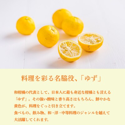 すっきり爽やか 和柑橘の定番「ゆず」の手搾り果汁1L(業務用) TF817