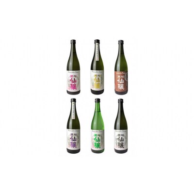黒松仙醸長野県酒造好適米飲み比べ720ml×6本セット