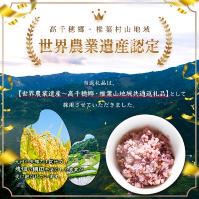 【3回定期便】【雑穀米】藤の花色に染まる美しい六穀米《藤六穀》300g×1袋 3回配送 TT-12