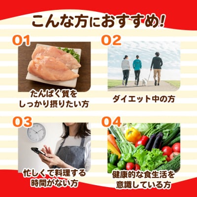<国産鶏むね肉使用>サラダチキン (500g×2袋)
