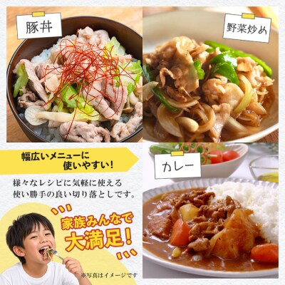 川賢こだわりポーク モモ切り落とし <2kg>