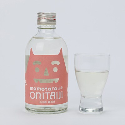 久米南産　山田錦　山廃純米酒　桃太郎　鬼退治　300ml　1本