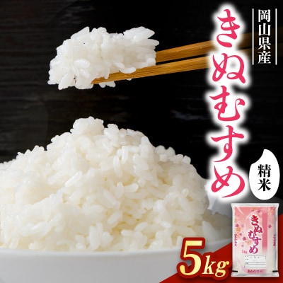 【食味鑑定士厳選】岡山県産 きぬむすめ5kg(5kg×1袋)