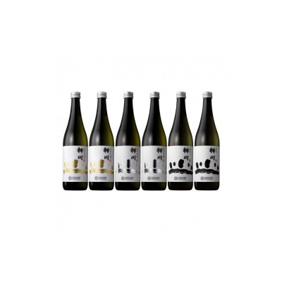神川　純米・純米吟醸・純米大吟醸　各2本　6本セット