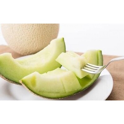 【訳あり】家庭用2026年夏発送　岸田農園産青肉メロン3玉(1玉1.5kg)30セット限定