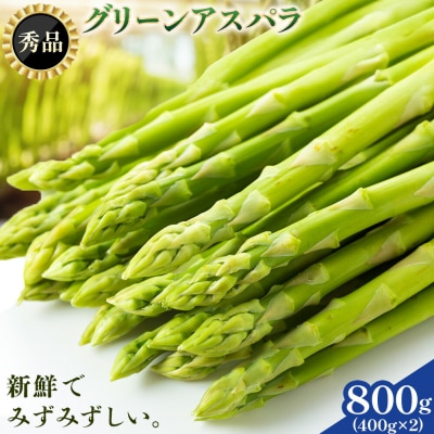 秀品 アスパラガス グリーンアスパラ 2L 800g 門別町農業協同組合《4月上旬-5月末頃出荷》