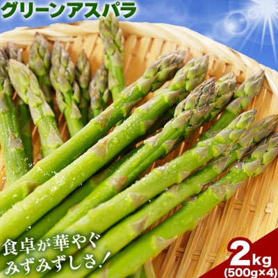 アスパラガス グリーンアスパラ L 2kg 門別町農業協同組合《4月上旬-5月末頃出荷》