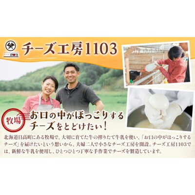 チーズ セット A 6種 チーズ工房1103 北海道 日高町産 通常包装