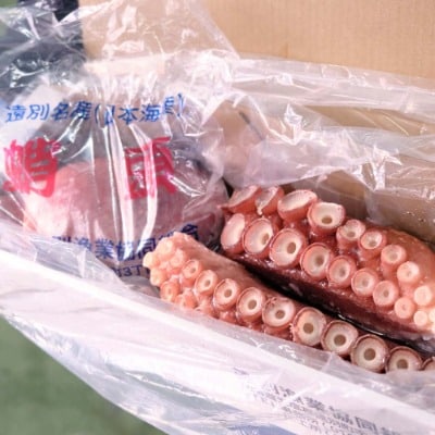 【訳あり】極肉厚　煮だこ足セット(約1.7kg)　刺身用　ミズダコ　大容量　国産　北海道産　冷凍