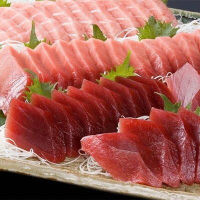 焼津港水揚げ ・南まぐろ中トロ付きセット1(a20-239)