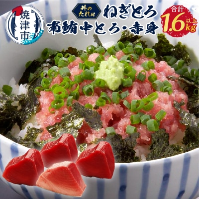 南鮪 中トロ 赤身 計1.1kg ねぎとろ約100g×5袋 セット(a34-005)