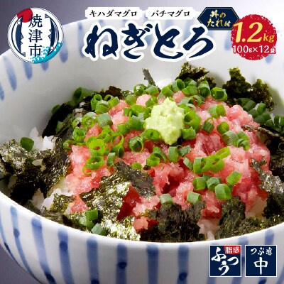 おたのしみねぎとろ約100g×12袋 丼のたれ セット(a16-040)
