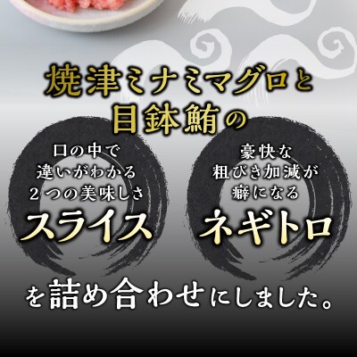 あらびきネギトロとマグロスライス四点盛り(a10-358)