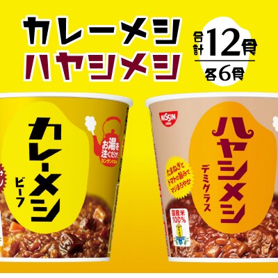 日清カレーメシとハヤシメシ(a13-101)