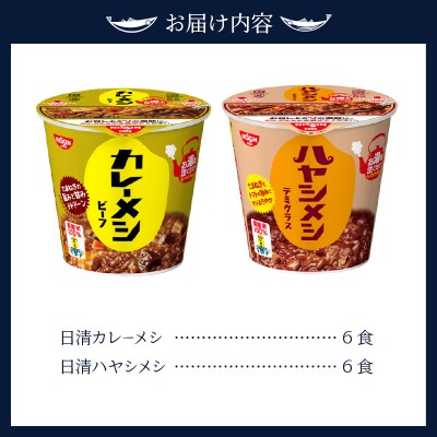 日清カレーメシとハヤシメシ(a13-101)