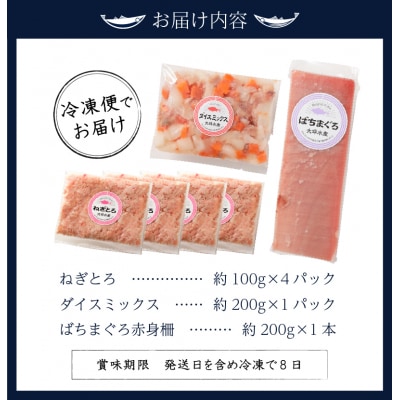 まぐろ 赤身 ねぎとろ お楽しみ 焼津 詰合せ セット S2(a11-043)