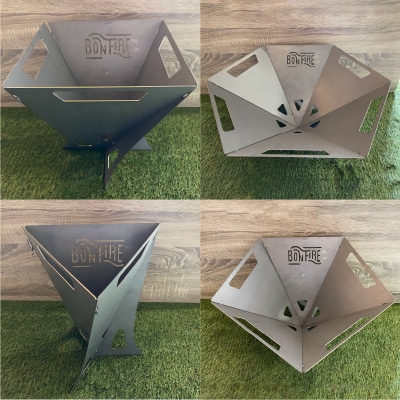 osoto雑貨オリジナル 焚き火台 Hexaと薪割きつつき(a70-008)