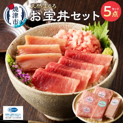 F5 お宝丼セット 天然鉢中とろ・赤身・ねぎとろ F5(a14-047)