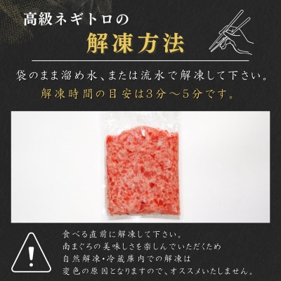 【定期便3回】天然 海のダイヤ 南鮪 ネギトロ 約100g×5(a50-133)