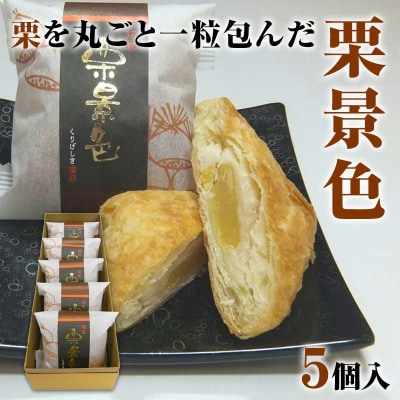 栗景色 5個入 銘菓 パイ 栗 菓子 生菓子 お菓子 お茶菓子 スイーツ F6P-2392