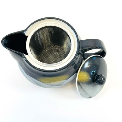 九谷焼 ポット急須 連山 網付き 茶こし付き 食器 急須 ティーポット F6P-2872