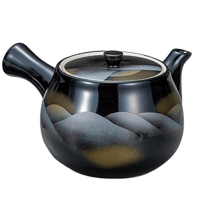 九谷焼 蓋付茶器 連山 食器セット 煎茶碗 急須 伝統工芸 茶器 日本製 F6P-2873