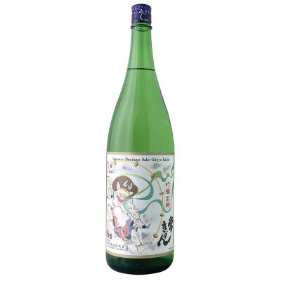 常きげん 吟醸 雷神 1800ml 箱入 日本酒 吟醸酒 地酒 酒 鹿野酒造 F6P-2984