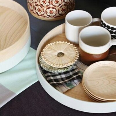 畑漆器店 BORDER TRAY B natural トレイ 1枚 高島屋選定品 F6P-3248