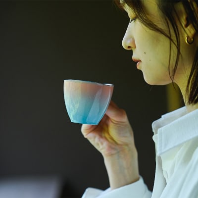 iroikoi 変形珈琲小椀 旅人の灯り 工芸品 食器 コーヒーカップ 小鉢 F6P-3335