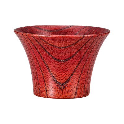 とりどり ぐいのみ 赤摺 山中漆器 伝統工芸 工芸品 木製 漆塗 国産 日本製 F6P-3266