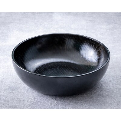 ボウル 黒摺 6.0 山中漆器 伝統工芸 工芸品 木製 漆塗 国産 日本製 F6P-3280