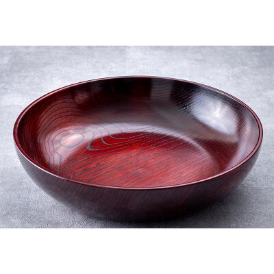 ボウル 赤摺 8.0 山中漆器 伝統工芸 工芸品 木製 漆塗 国産 日本製 F6P-3282