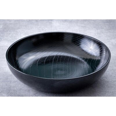 ボウル 黒摺 8.0 山中漆器 伝統工芸 工芸品 木製 漆塗 国産 日本製 F6P-3283