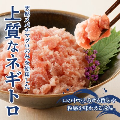 まぐろたたき100g 10パック セット メバチマグロ ネギトロ(a10-970)