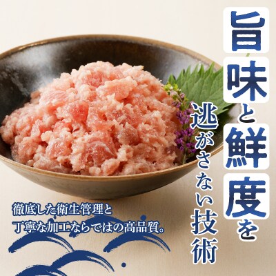 まぐろたたき100g 10パック セット メバチマグロ ネギトロ(a10-970)