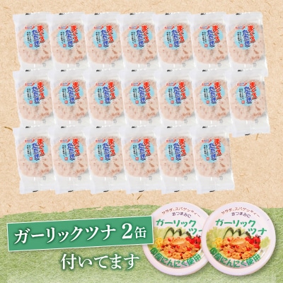 ネギトロ丼用まぐろたたきと焼津ガーリックツナ缶セット(a10-994)