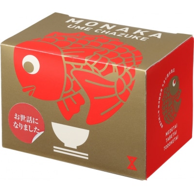 お世話になりました、メッセージ鯛もなか茶漬け6個(a10-1207)