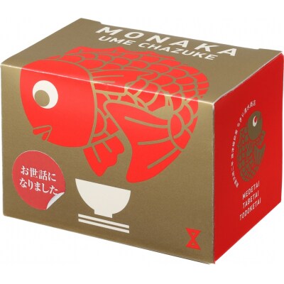 お世話になりました、メッセージ鯛もなか茶漬け12個(a20-441)