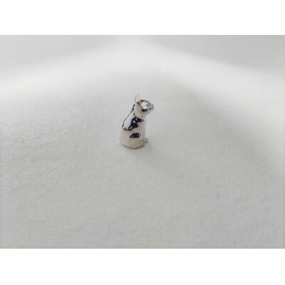 【置物】幸福を招く【まねきネコ】プラチナ Pt900 オブジェ 31g / KPO900001