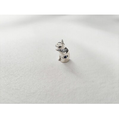 【置物】幸福を招く【まねきネコ】プラチナ Pt900 オブジェ 31g / KPO900001