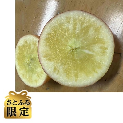【さとふる限定】幻の高徳りんご 計3kg