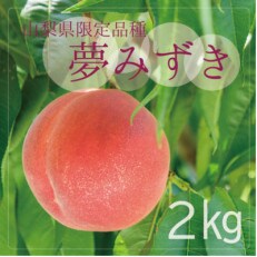 【数量限定】フルーツ王国やまなし県限定品種の桃「夢みずき」約2㎏