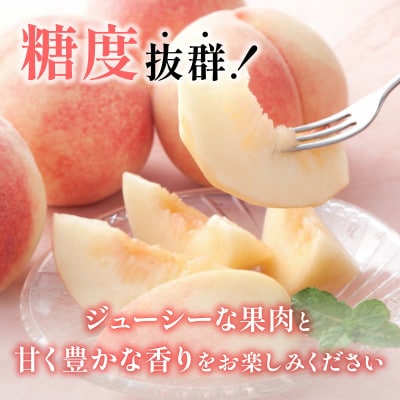 山梨直送!完熟桃3玉入り  ギフト化粧箱入り お試しにちょうどいいサイズ