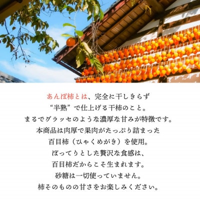 【2026年11月より発送】特選 山梨県産 あんぽ柿 「蜜まる」 6個入