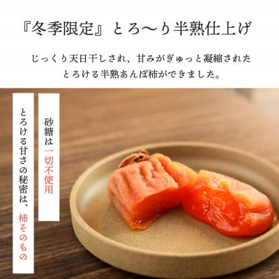 【2026年11月より発送】特選 山梨産 あんぽ柿 「蜜まる」 4個入