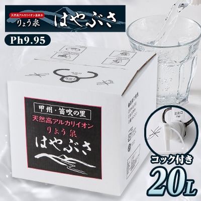 【2025年8月上旬発送】りょう泉はやぶさ　バックインボックス(20L/コック付)