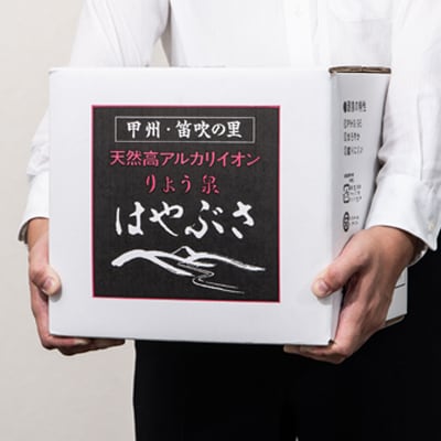【2025年8月上旬発送】りょう泉はやぶさ　バックインボックス(20L/コック付)